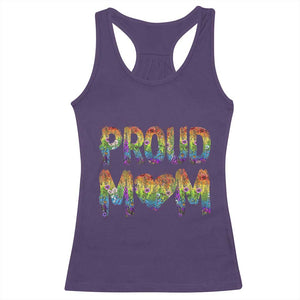 Proud Mom LGBTQ Human Rights Support Racerback Tank Top TS12 Purple Print Your Wear