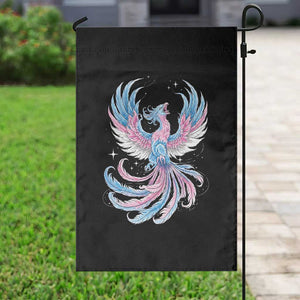 Transgender Phoenix Reborn Garden Flag Trans Pride Flag Bird TS12 Print Your Wear