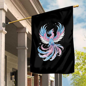 Transgender Phoenix Reborn Garden Flag Trans Pride Flag Bird TS12 Print Your Wear