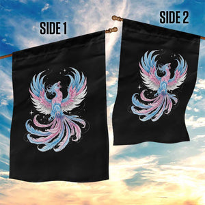 Transgender Phoenix Reborn Garden Flag Trans Pride Flag Bird TS12 Print Your Wear