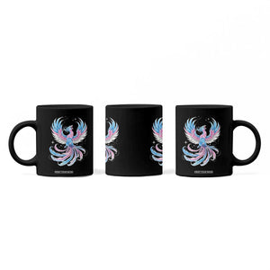 Transgender Phoenix Reborn Coffee Mug Trans Pride Flag Bird TS12 Print Your Wear