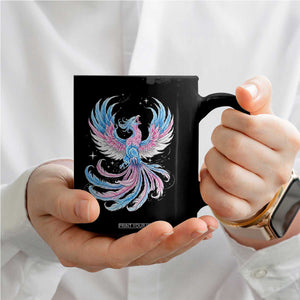 Transgender Phoenix Reborn Coffee Mug Trans Pride Flag Bird TS12 Print Your Wear