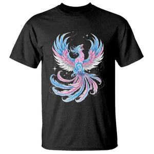 Transgender Phoenix Reborn T Shirt Trans Pride Flag Bird TS12 Black Print Your Wear