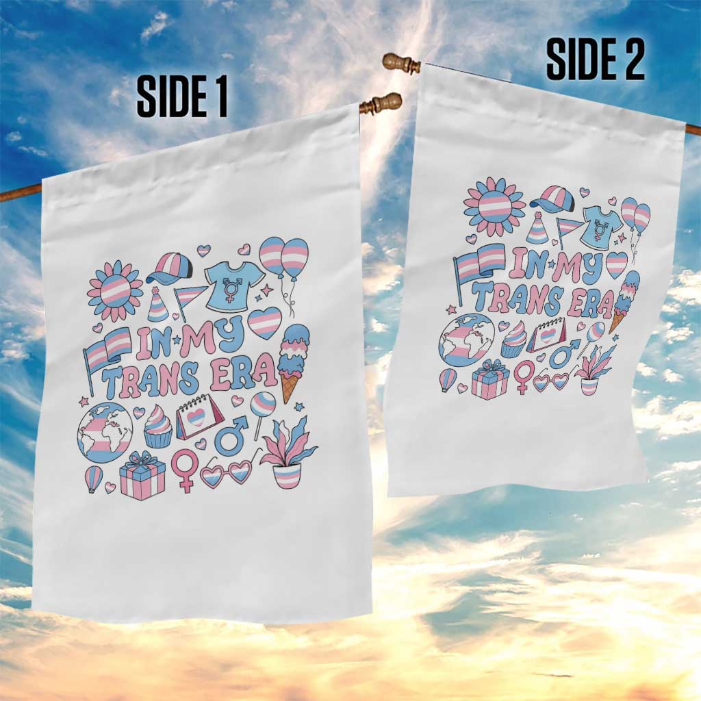 Transgender Pride In My Trans Era Garden Flag Proud Ally Support Graphic TS12 Print Your Wear