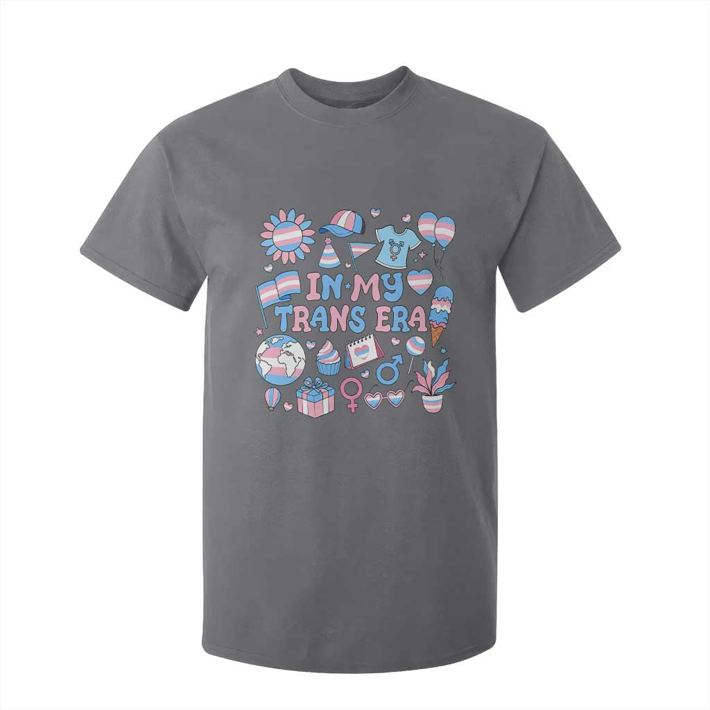 Transgender Pride In My Trans Era T Shirt For Kid Proud Ally Support Graphic TS12 Charcoal Print Your Wear