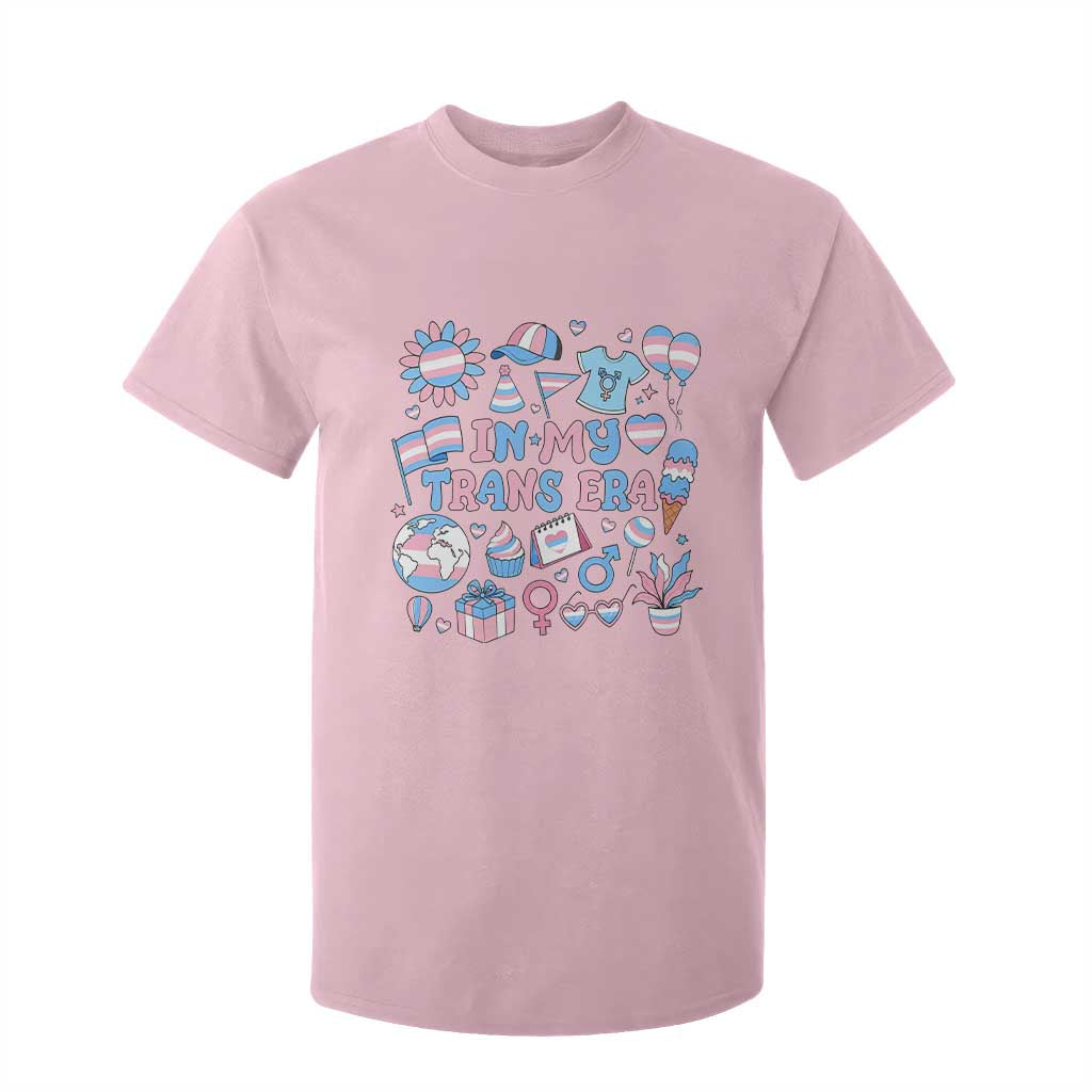 Transgender Pride In My Trans Era T Shirt For Kid Proud Ally Support Graphic TS12 Light Pink Print Your Wear