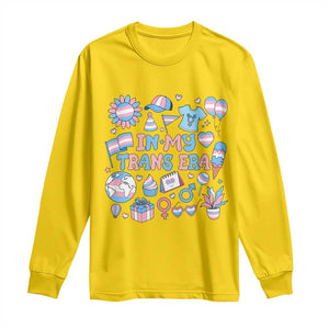 Transgender Pride In My Trans Era Long Sleeve Shirt Proud Ally Support Graphic TS12 Daisy Print Your Wear