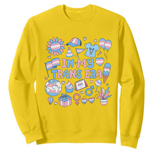 Transgender Pride In My Trans Era Sweatshirt Proud Ally Support Graphic TS12 Daisy Print Your Wear