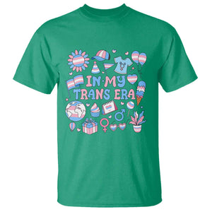 Transgender Pride In My Trans Era T Shirt Proud Ally Support Graphic TS12 Irish Green Print Your Wear