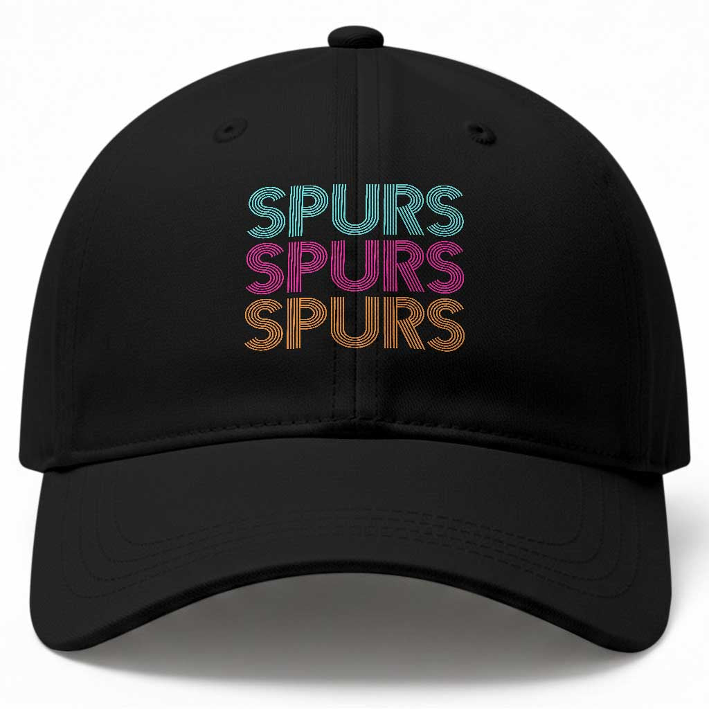 Retro Spurs Name Baseball Cap Vintage Sports Fan Gift TS12 Print Your Wear