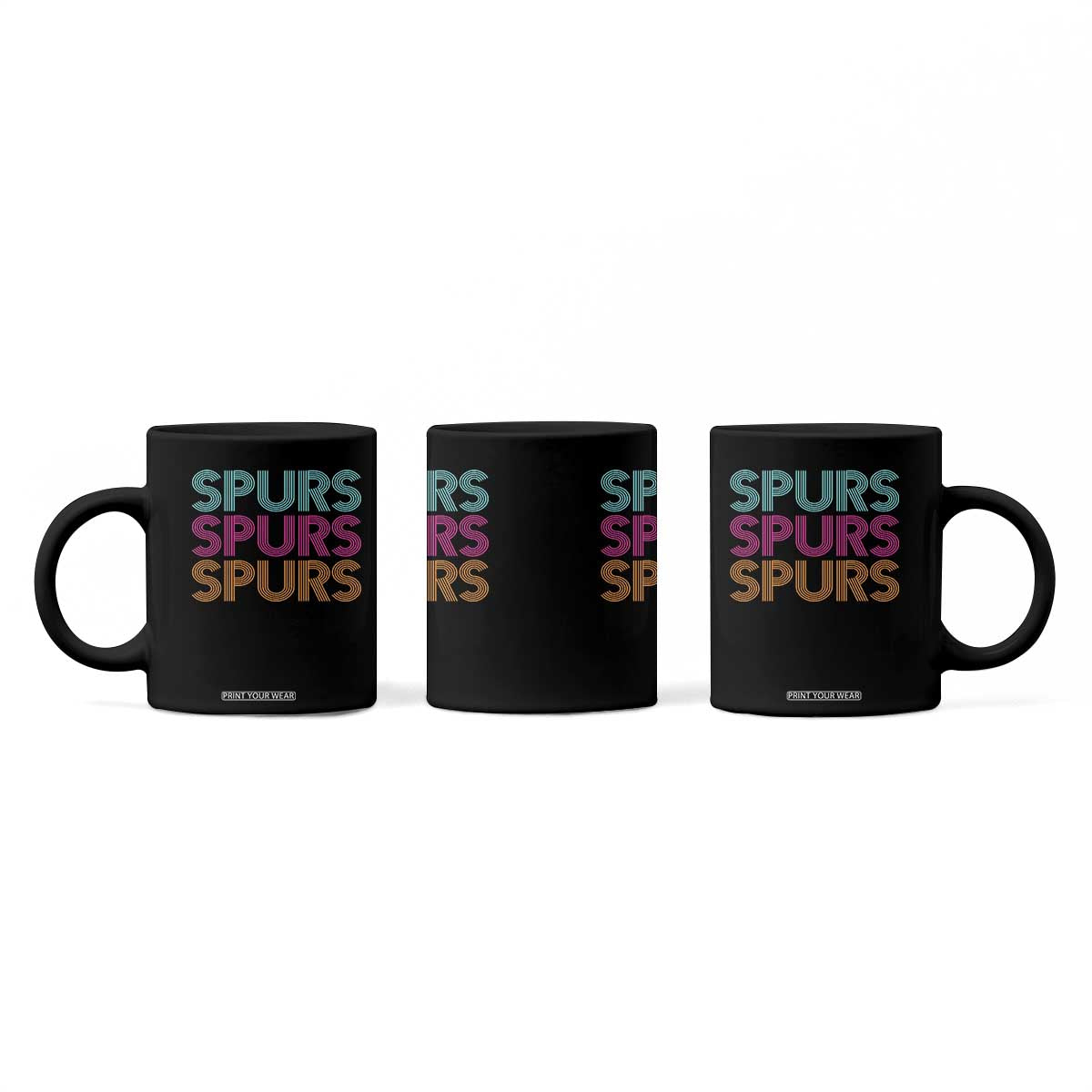 Retro Spurs Name Coffee Mug Vintage Sports Fan Gift TS12 Print Your Wear