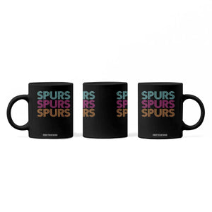 Retro Spurs Name Coffee Mug Vintage Sports Fan Gift TS12 Print Your Wear