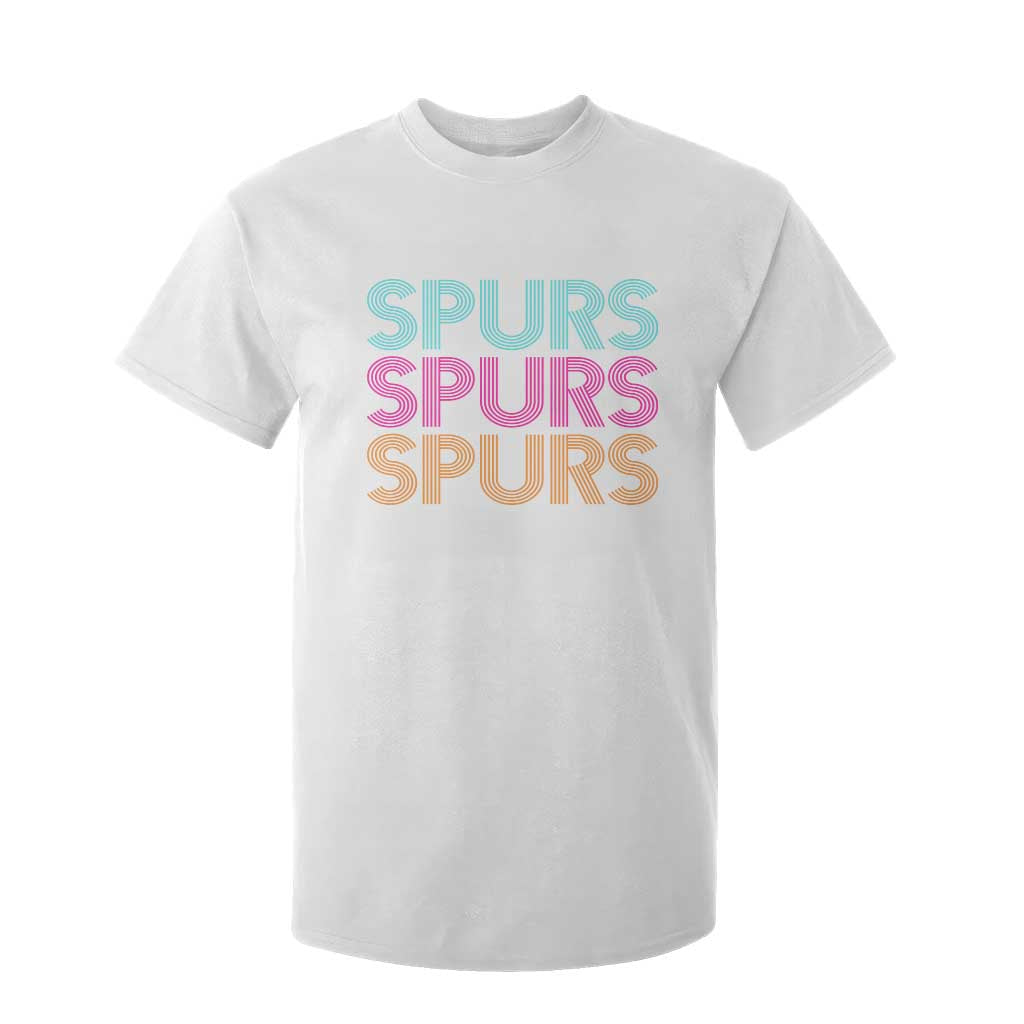 Retro Spurs Name T Shirt For Kid Vintage Sports Fan Gift TS12 White Print Your Wear