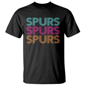 Retro Spurs Name T Shirt Vintage Sports Fan Gift TS12 Black Print Your Wear