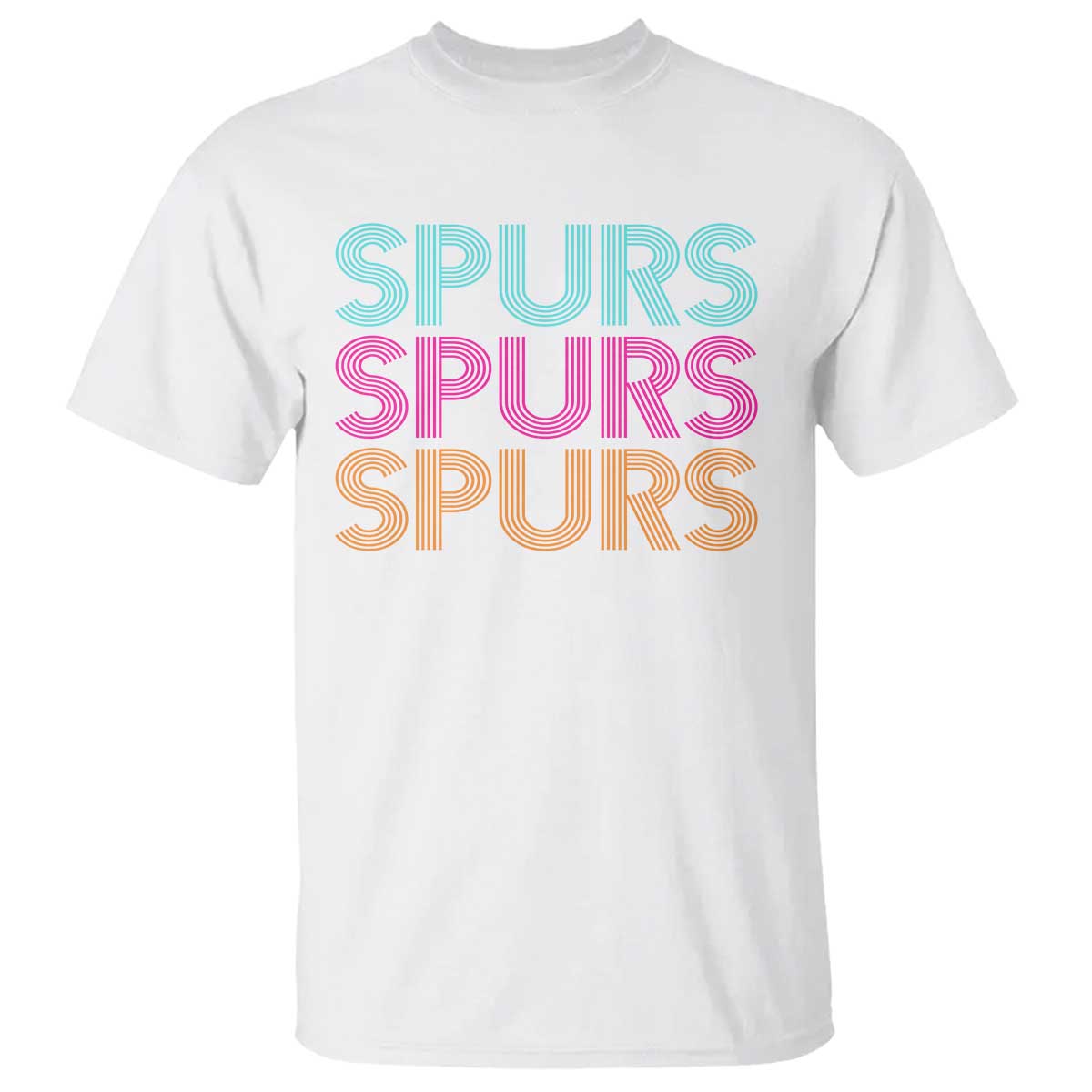 Retro Spurs Name T Shirt Vintage Sports Fan Gift TS12 White Print Your Wear