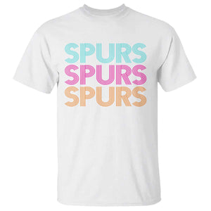 Retro Spurs Name T Shirt Vintage Sports Fan Gift TS12 White Print Your Wear