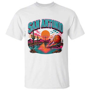 Game Day San Antonio Pride T Shirt Retro Western Pink Neon TS12 White Print Your Wear