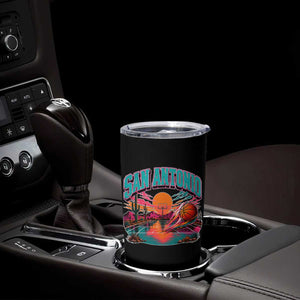 Game Day San Antonio Pride Tumbler Cup Retro Western Pink Neon TS12 Print Your Wear