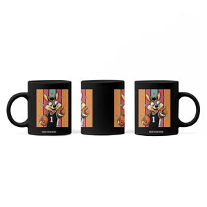 Funny Coyote Playing Basketball Coffee Mug Hoops Fan Gift TS12 Print Your Wear