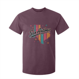 San Antonio Game Day Spirit T Shirt For Kid Texas Map Pride TS12 Maroon Print Your Wear