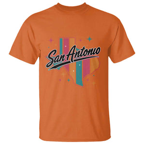 San Antonio Game Day Spirit T Shirt Texas Map Pride TS12 Orange Print Your Wear