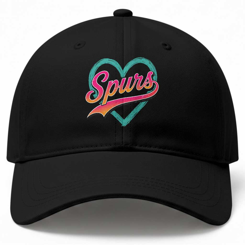 Retro Spurs Nickname Baseball Cap Vintage Hoops Fan Gift TS12 Print Your Wear