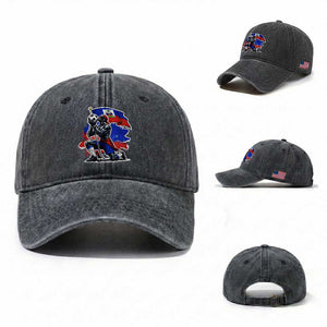 Proud Haiti Soccer Fan Washed Cotton Baseball Cap Ayiti Heritage Pride TS12 Washed Cap Universal Fit Dark Gray Print Your Wear