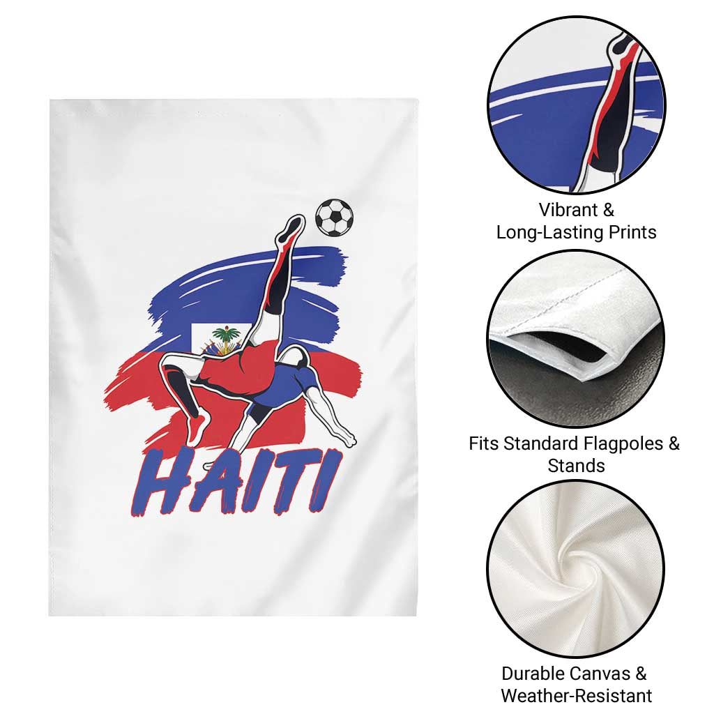 Caribbean Soccer Lover Gift Garden Flag Haitian Heritage Pride TS12 Print Your Wear