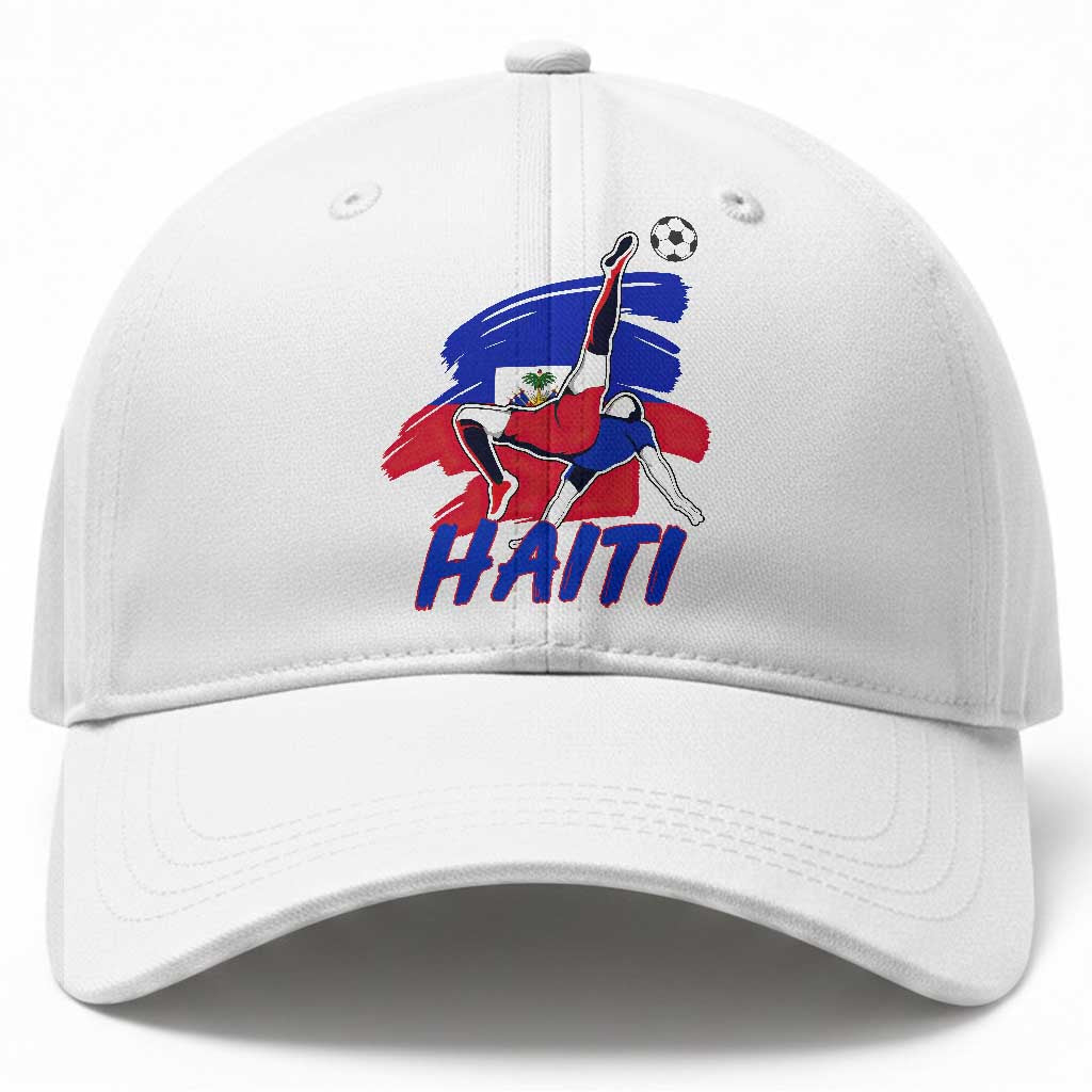Caribbean Soccer Lover Gift Baseball Cap Haitian Heritage Pride TS12 Print Your Wear