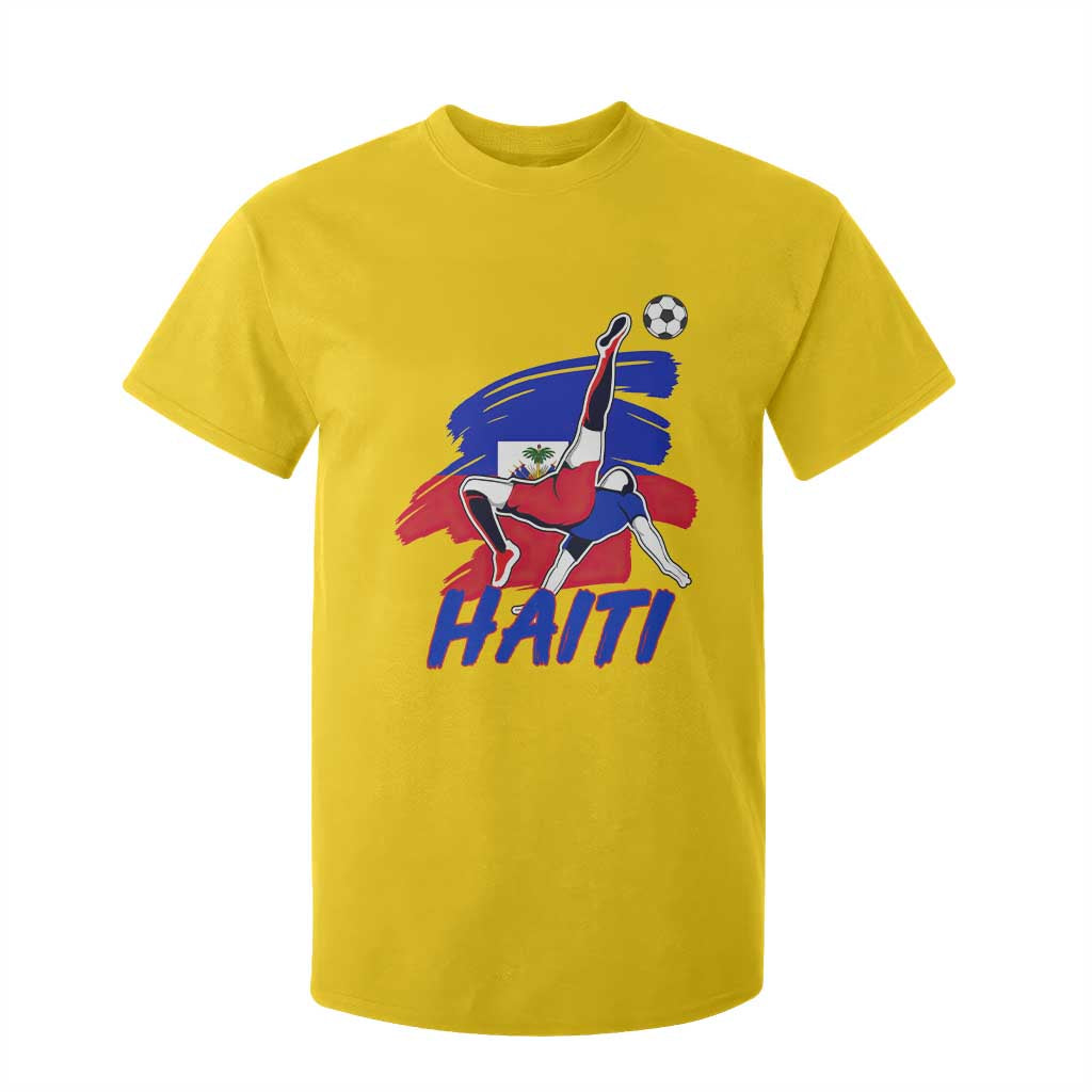 Caribbean Soccer Lover Gift T Shirt For Kid Haitian Heritage Pride TS12 Daisy Print Your Wear