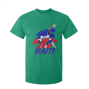 Caribbean Soccer Lover Gift T Shirt For Kid Haitian Heritage Pride TS12 Irish Green Print Your Wear