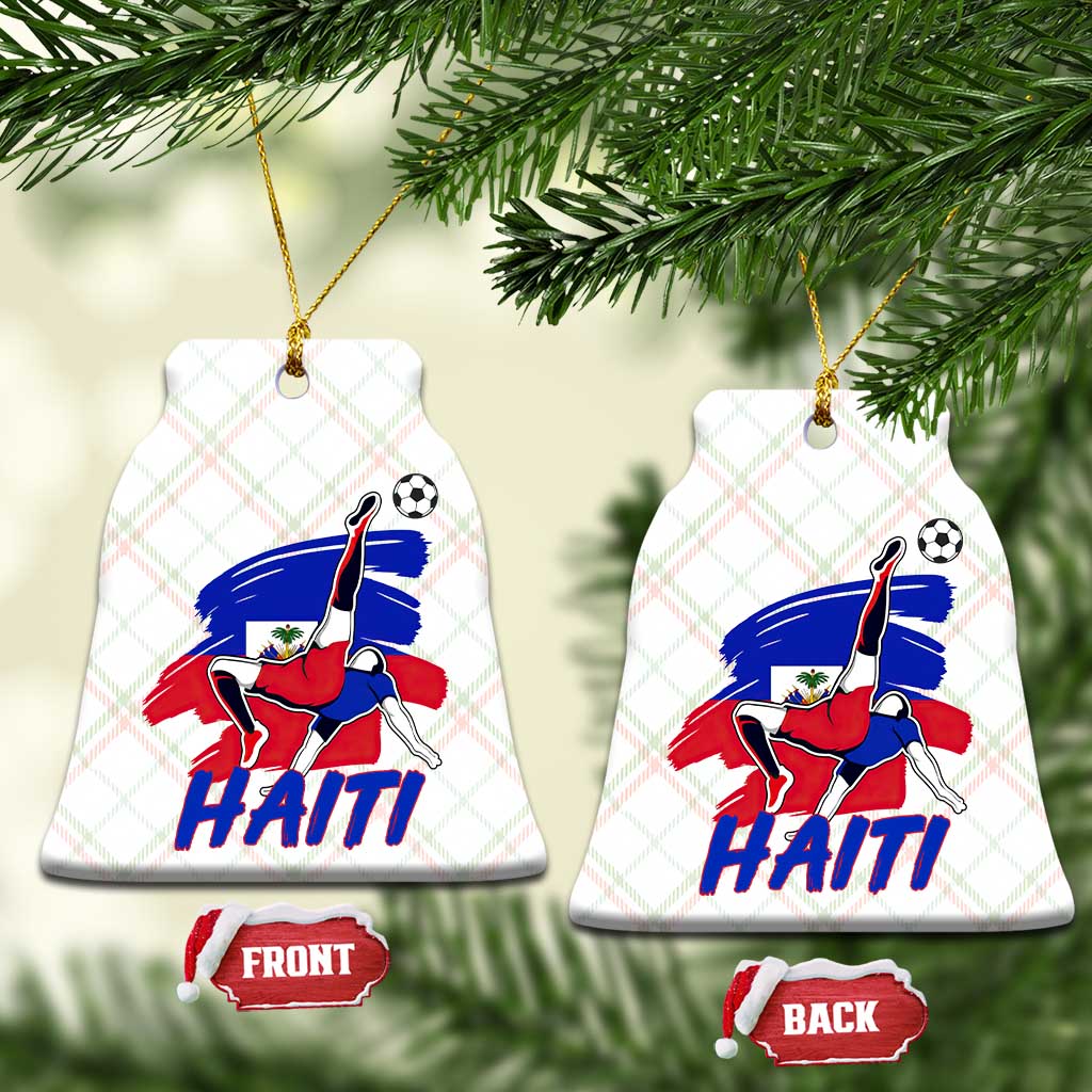 Caribbean Soccer Lover Gift Ceramic Ornament Haitian Heritage Pride TS12 Print Your Wear