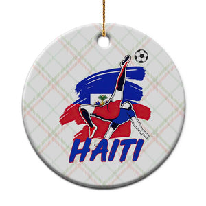 Caribbean Soccer Lover Gift Ceramic Ornament Haitian Heritage Pride TS12 1pc Christmas Plaid Print Your Wear