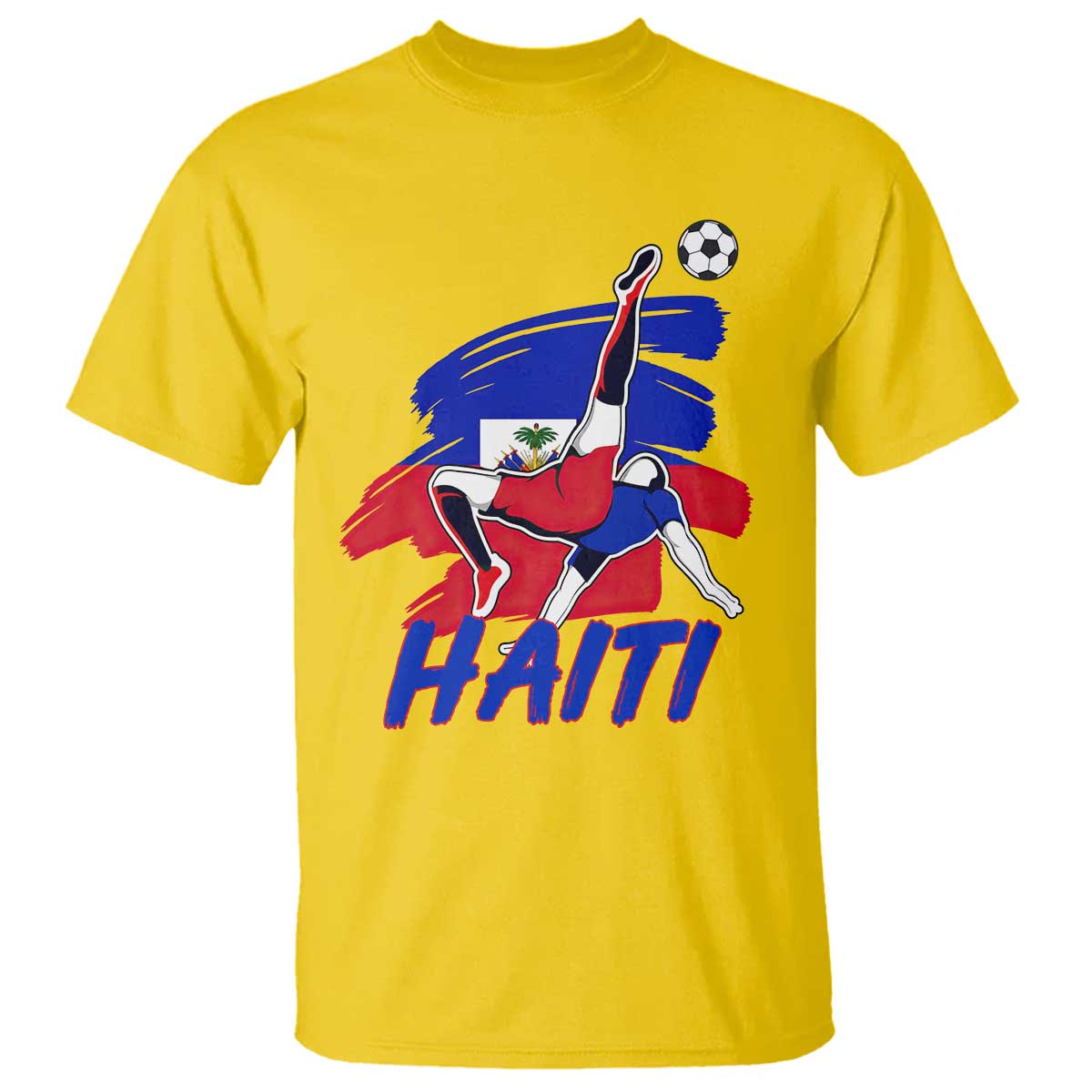 Caribbean Soccer Lover Gift T Shirt Haitian Heritage Pride TS12 Daisy Print Your Wear