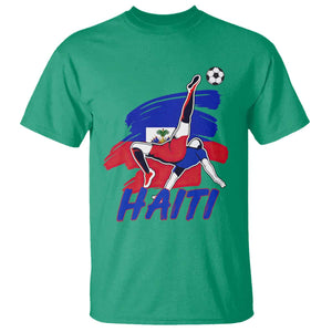 Caribbean Soccer Lover Gift T Shirt Haitian Heritage Pride TS12 Irish Green Print Your Wear