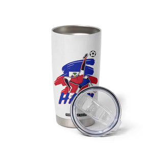 Caribbean Soccer Lover Gift Tumbler Cup Haitian Heritage Pride TS12 Print Your Wear