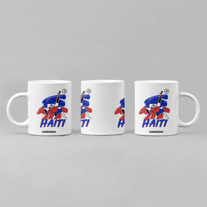 Caribbean Soccer Lover Gift Coffee Mug Haitian Heritage Pride TS12 Print Your Wear