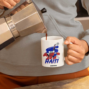 Caribbean Soccer Lover Gift Coffee Mug Haitian Heritage Pride TS12 Print Your Wear