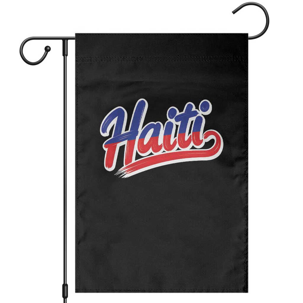 Ayiti Cheri Haiti Pride Gift For Proud Haitians Garden Flag TS12 Black Print Your Wear