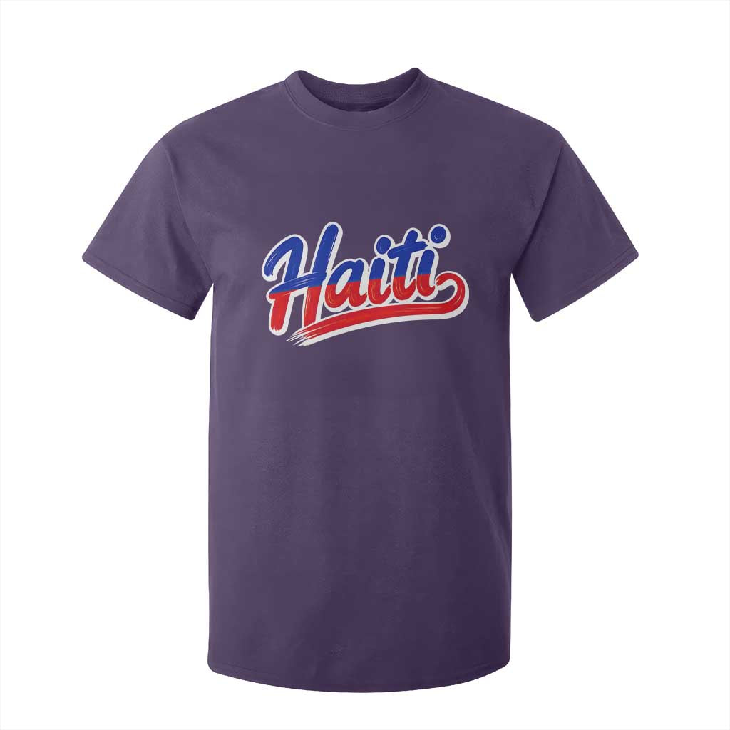 Ayiti Cheri Haiti Pride Gift For Proud Haitians T Shirt For Kid TS12 Purple Print Your Wear