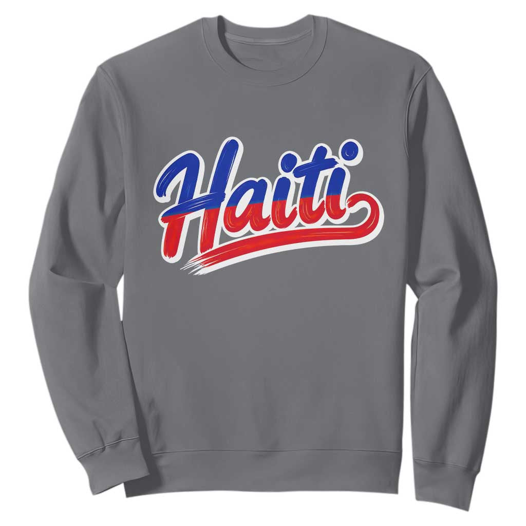 Ayiti Cheri Haiti Pride Gift For Proud Haitians Sweatshirt TS12 Charcoal Print Your Wear