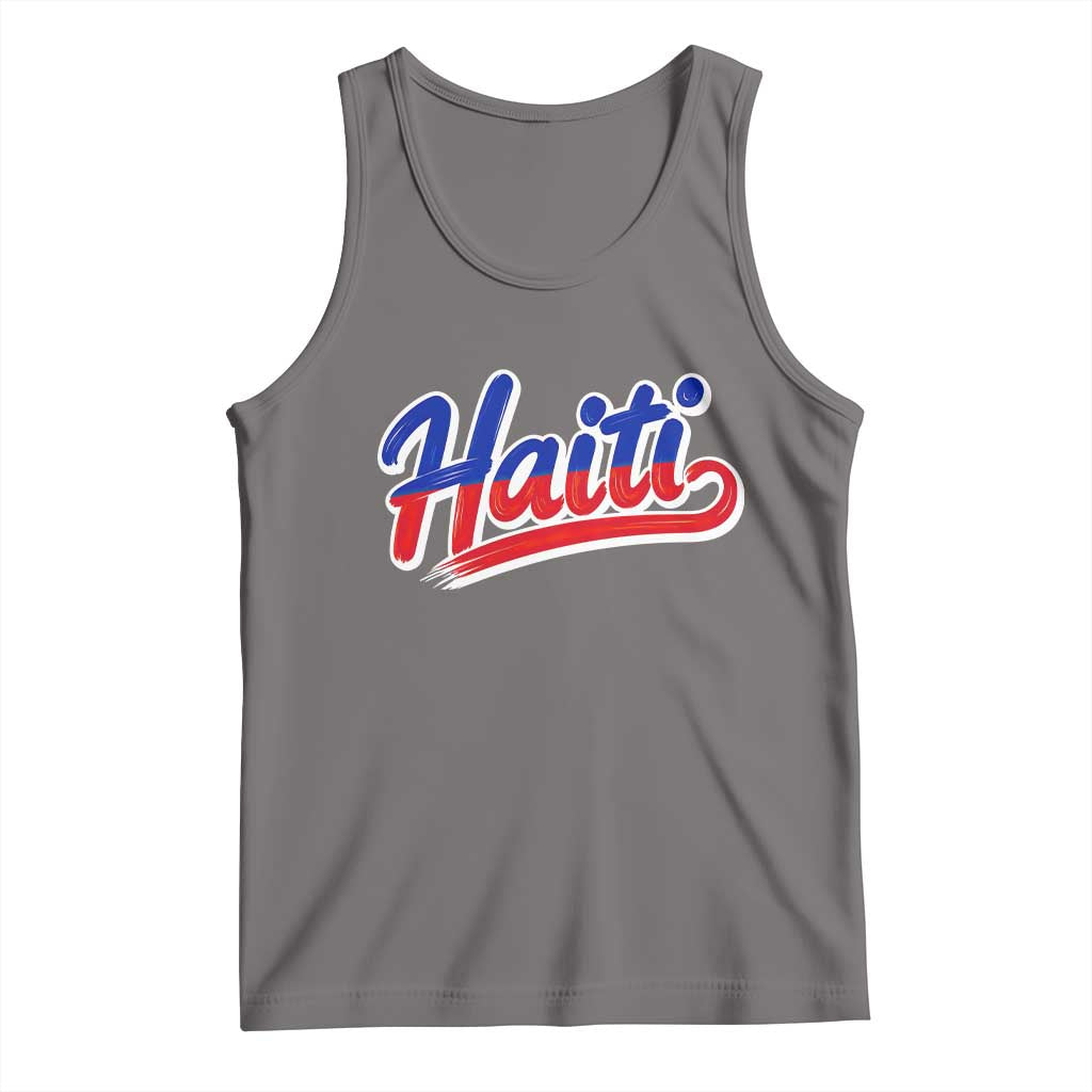 Ayiti Cheri Haiti Pride Gift For Proud Haitians Tank Top TS12 Deep Heather Print Your Wear