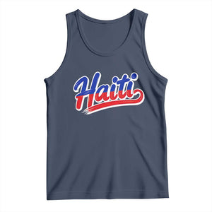 Ayiti Cheri Haiti Pride Gift For Proud Haitians Tank Top TS12 Navy Print Your Wear