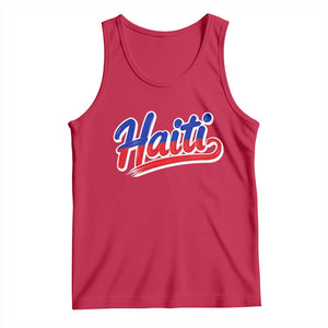 Ayiti Cheri Haiti Pride Gift For Proud Haitians Tank Top TS12 Red Print Your Wear