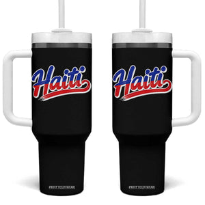 Ayiti Cheri Haiti Pride Gift For Proud Haitians Tumbler With Handle TS12 One Size: 40 oz Black Print Your Wear