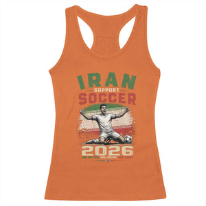 Iran Soccer Fan Gift Racerback Tank Top One Nation One Team One Dream TS12 Orange Print Your Wear