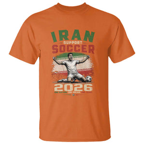 Iran Soccer Fan Gift T Shirt One Nation One Team One Dream TS12 Orange Print Your Wear
