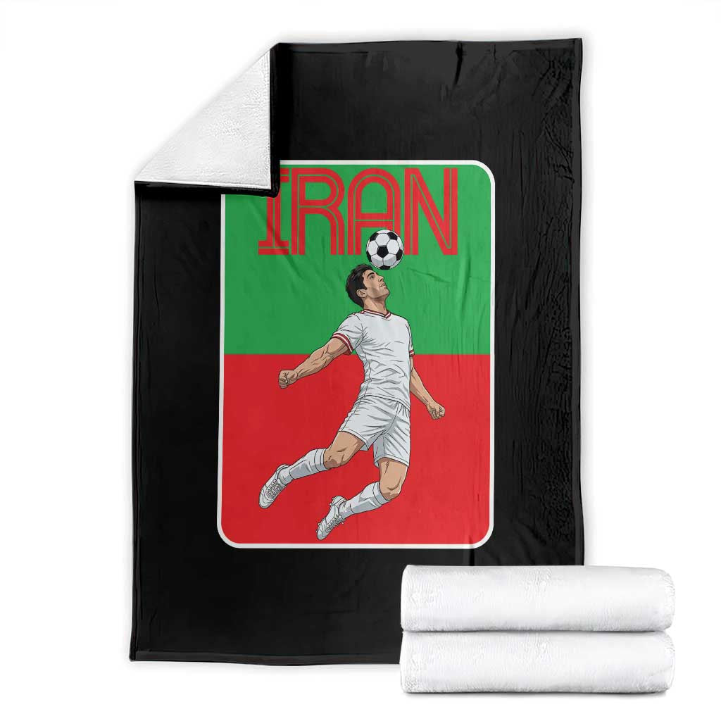Iran Soccer Lover Throw Blanket Proud Persian Roots Gift TS12 Black Print Your Wear