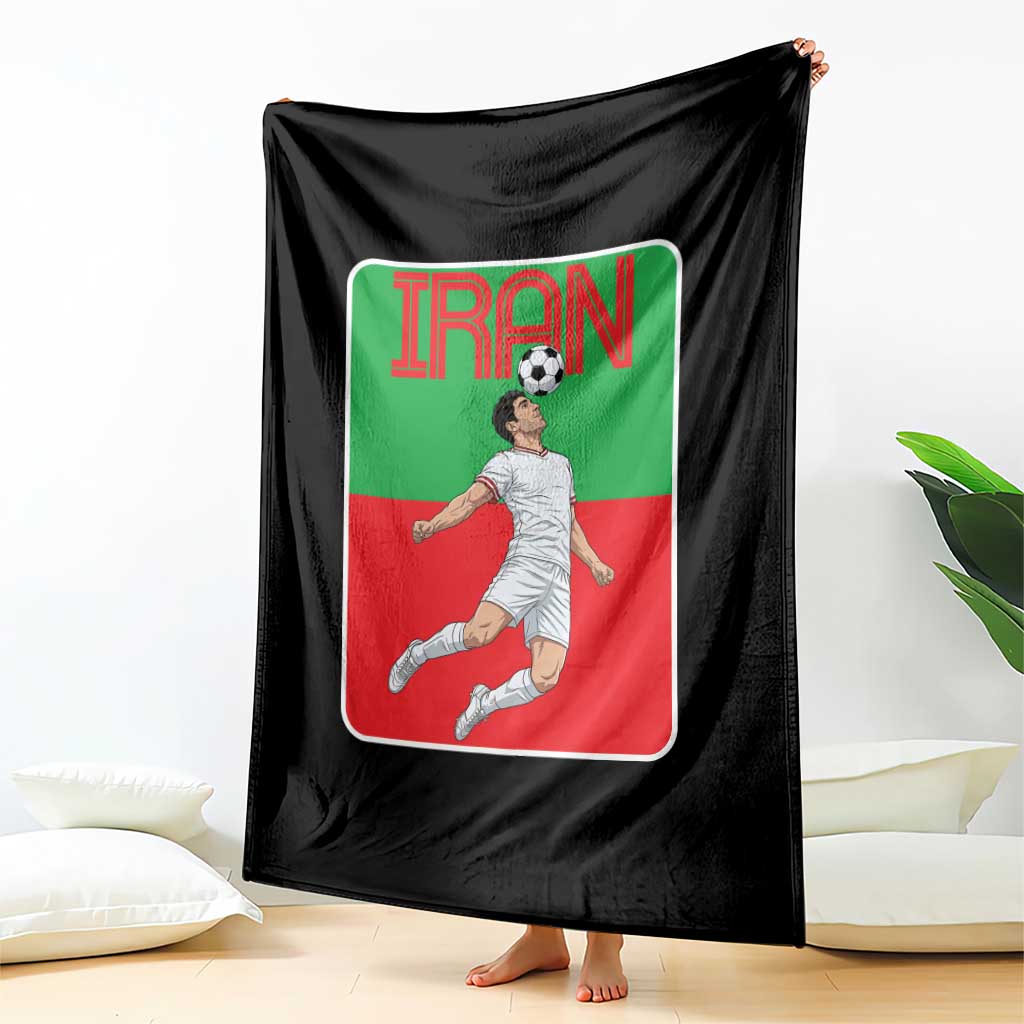 Iran Soccer Lover Throw Blanket Proud Persian Roots Gift TS12 Print Your Wear