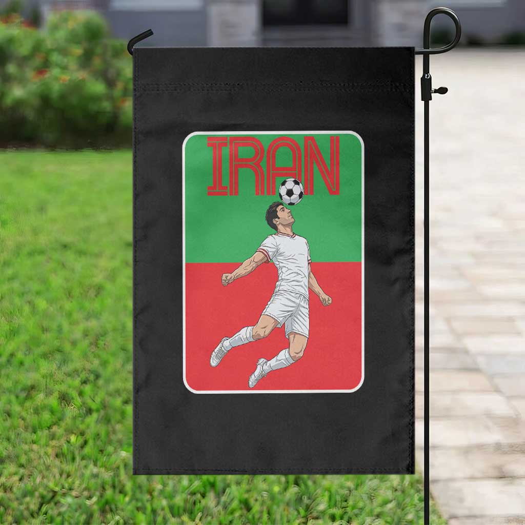 Iran Soccer Lover Garden Flag Proud Persian Roots Gift TS12 Print Your Wear